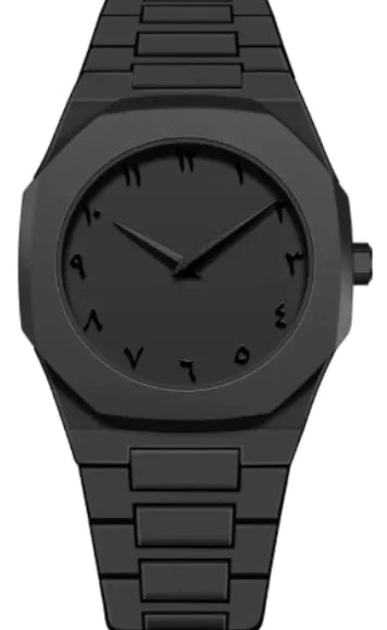 Men's Retro Arabic Digital Sports Waterproof Quartz Watch