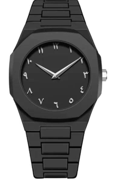 Men's Retro Arabic Digital Sports Waterproof Quartz Watch