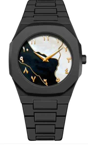 Men's Retro Arabic Digital Sports Waterproof Quartz Watch