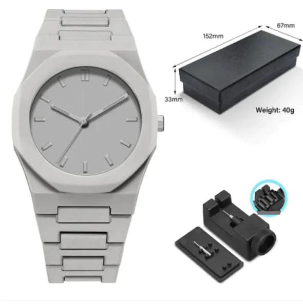 Men's Retro Arabic Digital Sports Waterproof Quartz Watch